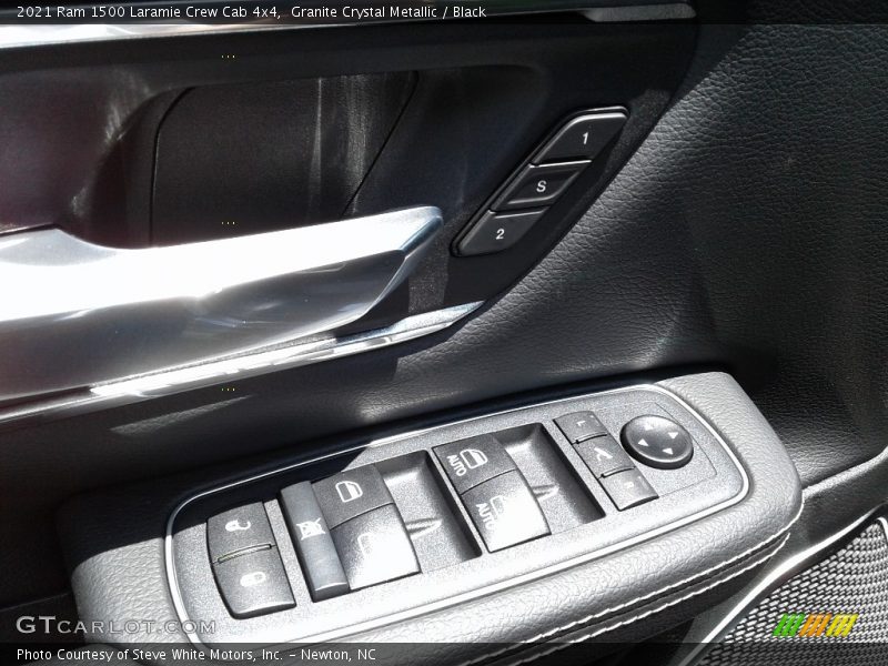 Granite Crystal Metallic / Black 2021 Ram 1500 Laramie Crew Cab 4x4