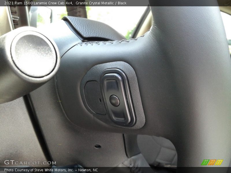 Granite Crystal Metallic / Black 2021 Ram 1500 Laramie Crew Cab 4x4