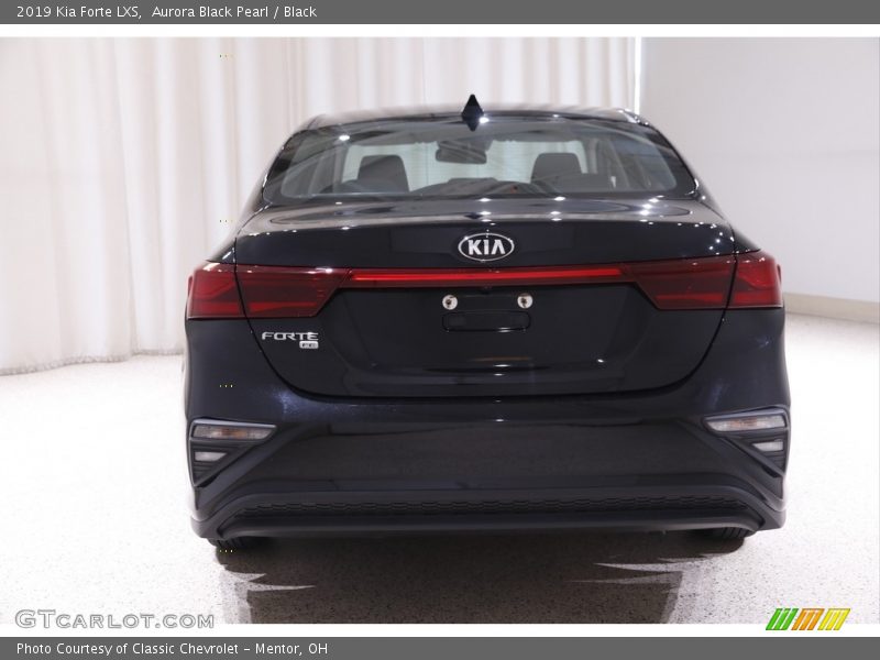 Aurora Black Pearl / Black 2019 Kia Forte LXS