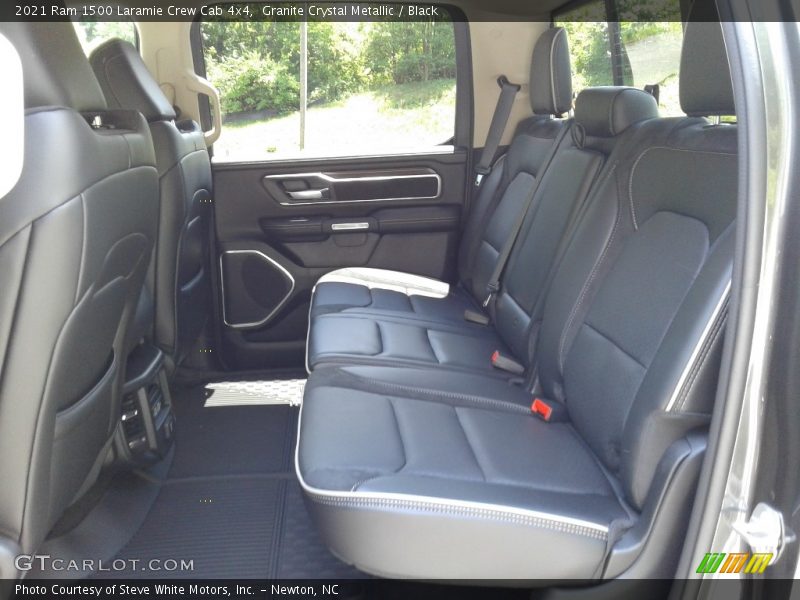 Granite Crystal Metallic / Black 2021 Ram 1500 Laramie Crew Cab 4x4