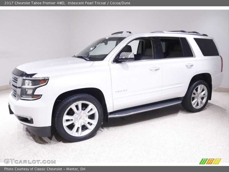 Iridescent Pearl Tricoat / Cocoa/Dune 2017 Chevrolet Tahoe Premier 4WD