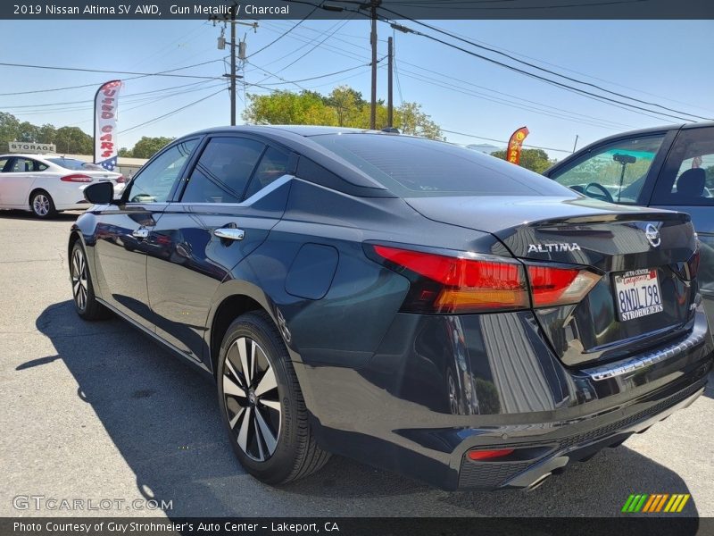 Gun Metallic / Charcoal 2019 Nissan Altima SV AWD