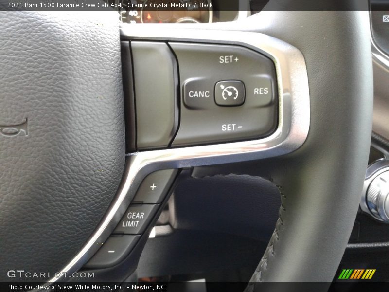 Granite Crystal Metallic / Black 2021 Ram 1500 Laramie Crew Cab 4x4