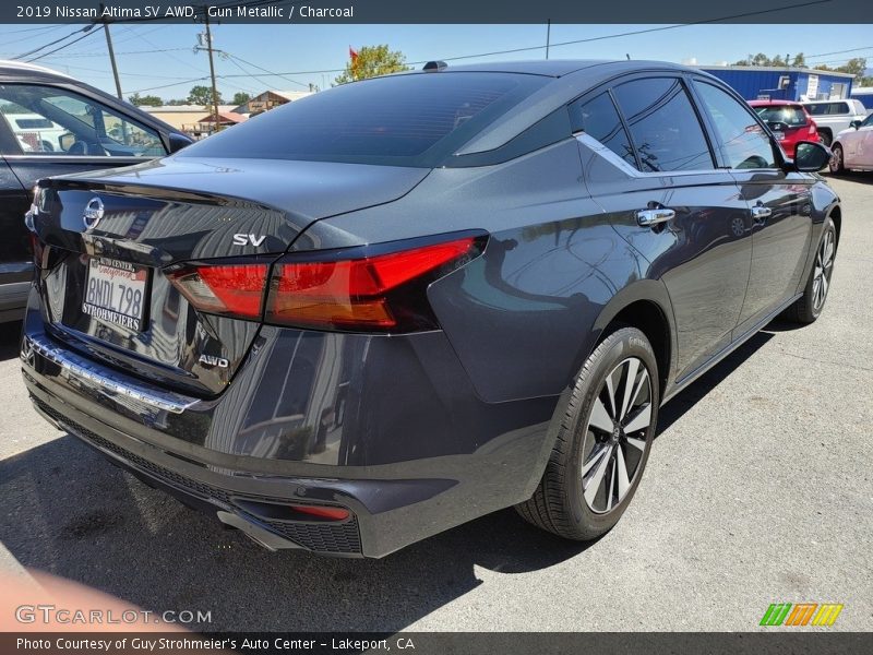 Gun Metallic / Charcoal 2019 Nissan Altima SV AWD