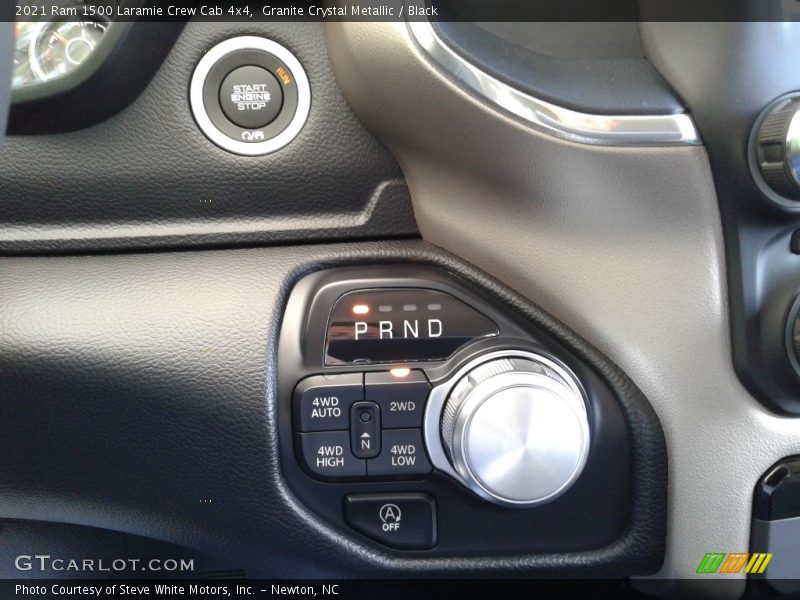 Granite Crystal Metallic / Black 2021 Ram 1500 Laramie Crew Cab 4x4