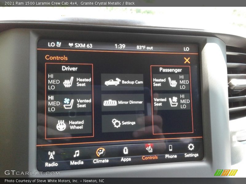 Granite Crystal Metallic / Black 2021 Ram 1500 Laramie Crew Cab 4x4