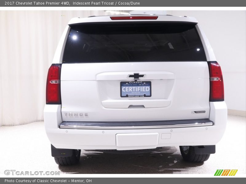 Iridescent Pearl Tricoat / Cocoa/Dune 2017 Chevrolet Tahoe Premier 4WD