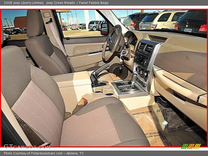 Jeep Green Metallic / Pastel Pebble Beige 2008 Jeep Liberty Limited