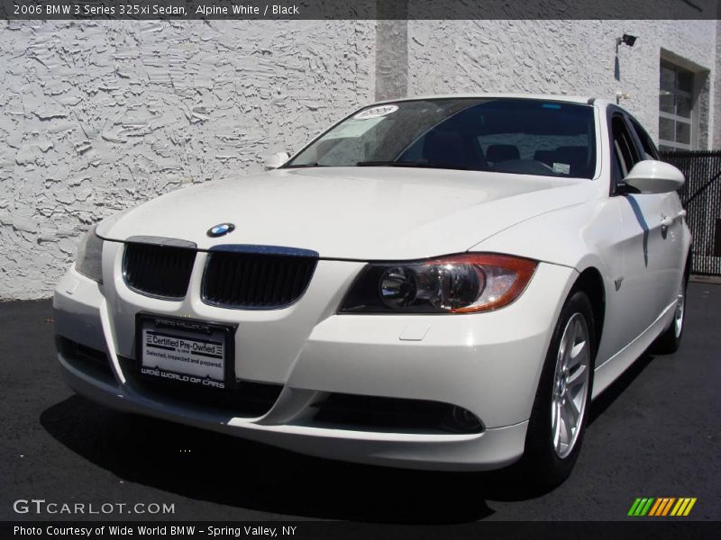Alpine White / Black 2006 BMW 3 Series 325xi Sedan