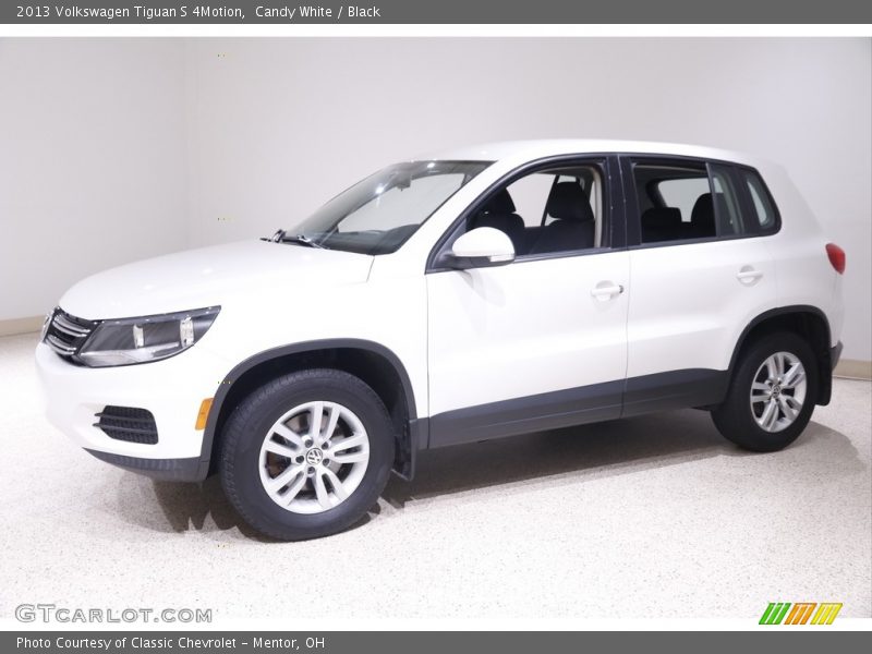 Candy White / Black 2013 Volkswagen Tiguan S 4Motion