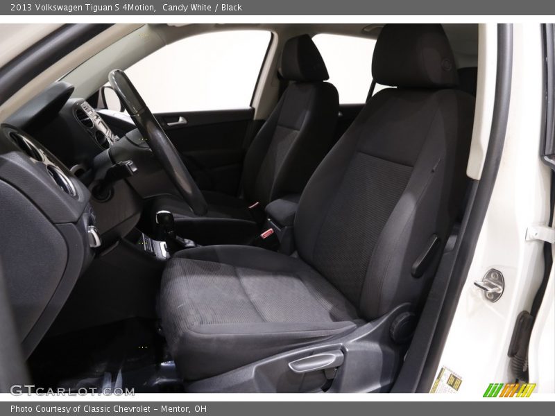 Candy White / Black 2013 Volkswagen Tiguan S 4Motion