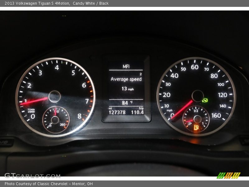 Candy White / Black 2013 Volkswagen Tiguan S 4Motion