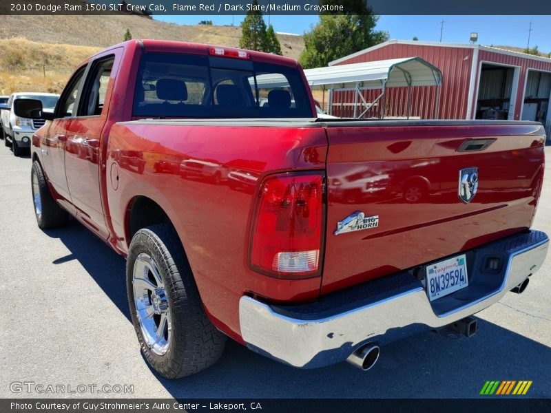 Flame Red / Dark Slate/Medium Graystone 2010 Dodge Ram 1500 SLT Crew Cab