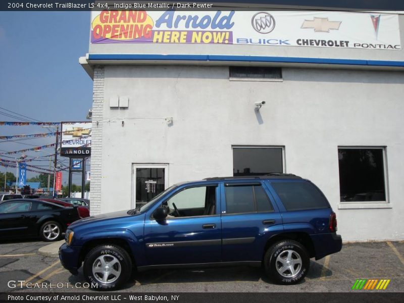 Indigo Blue Metallic / Dark Pewter 2004 Chevrolet TrailBlazer LS 4x4