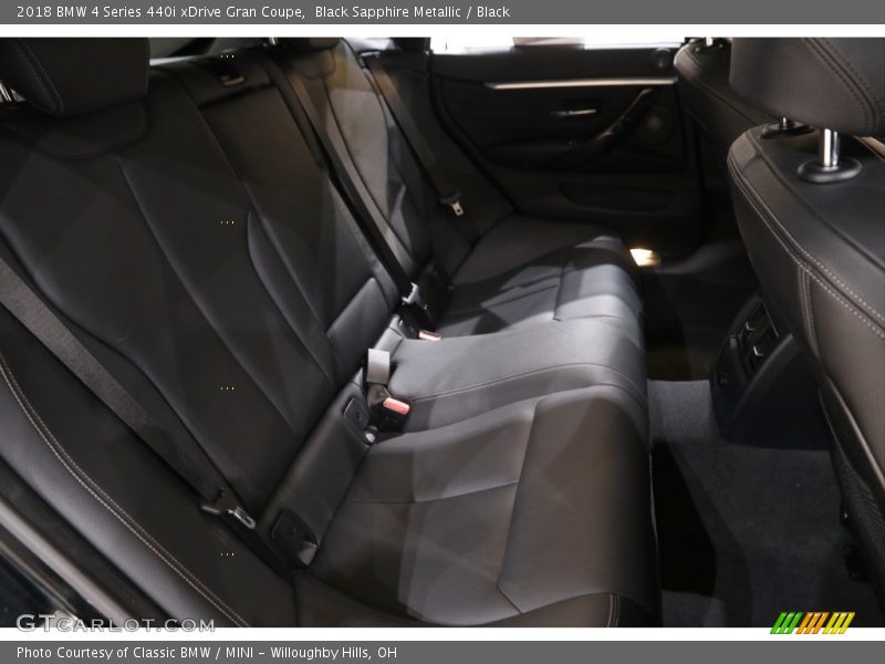 Black Sapphire Metallic / Black 2018 BMW 4 Series 440i xDrive Gran Coupe