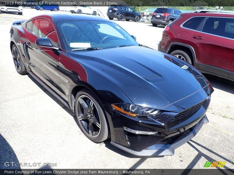 Shadow Black / Ebony 2019 Ford Mustang GT Premium Fastback