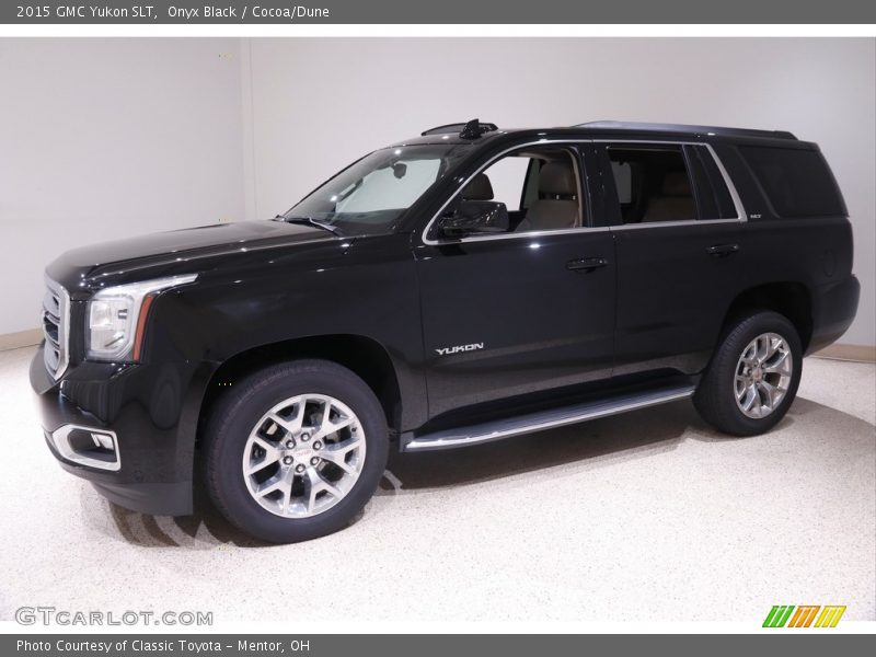 Onyx Black / Cocoa/Dune 2015 GMC Yukon SLT