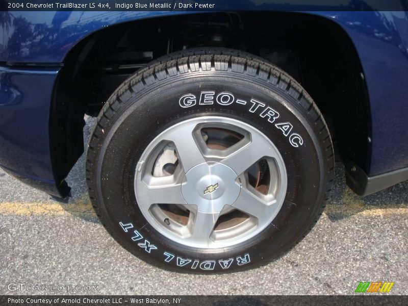 Indigo Blue Metallic / Dark Pewter 2004 Chevrolet TrailBlazer LS 4x4