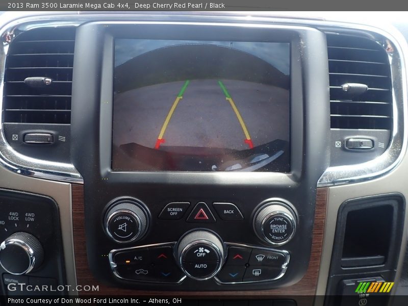 Deep Cherry Red Pearl / Black 2013 Ram 3500 Laramie Mega Cab 4x4