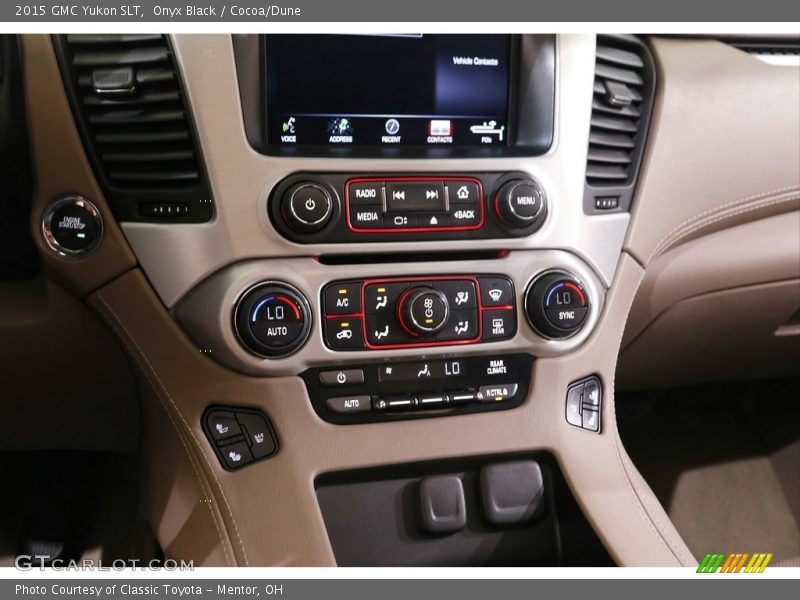 Onyx Black / Cocoa/Dune 2015 GMC Yukon SLT