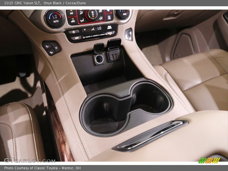 Onyx Black / Cocoa/Dune 2015 GMC Yukon SLT
