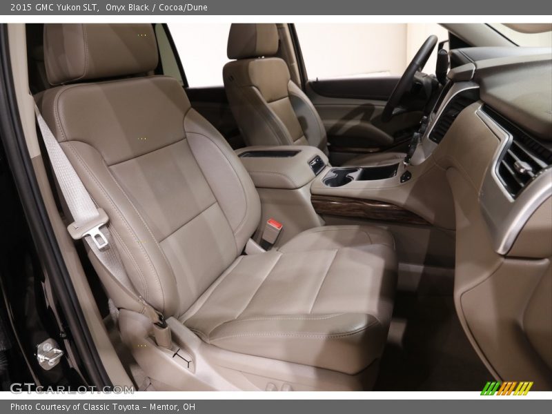 Onyx Black / Cocoa/Dune 2015 GMC Yukon SLT