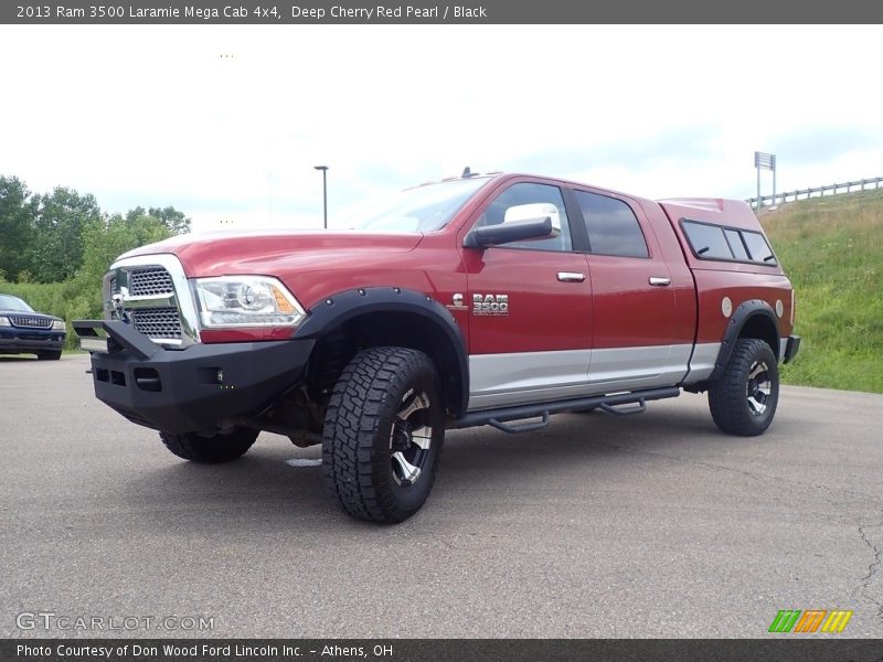 Deep Cherry Red Pearl / Black 2013 Ram 3500 Laramie Mega Cab 4x4