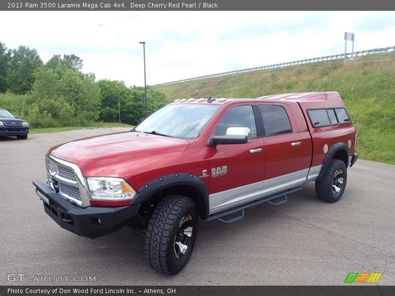 Front 3/4 View of 2013 3500 Laramie Mega Cab 4x4