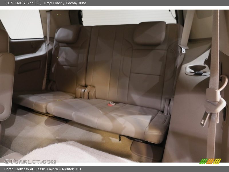 Onyx Black / Cocoa/Dune 2015 GMC Yukon SLT