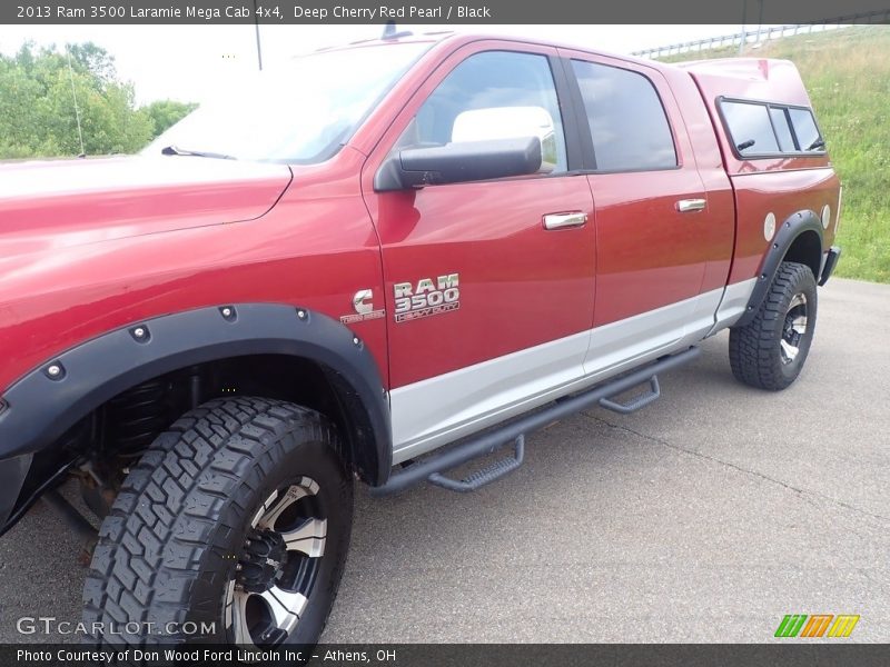  2013 3500 Laramie Mega Cab 4x4 Deep Cherry Red Pearl