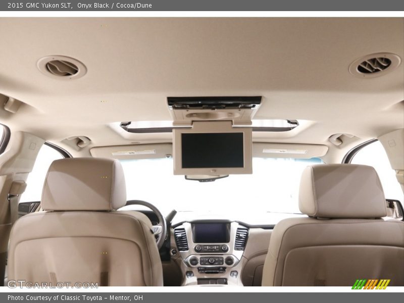 Onyx Black / Cocoa/Dune 2015 GMC Yukon SLT