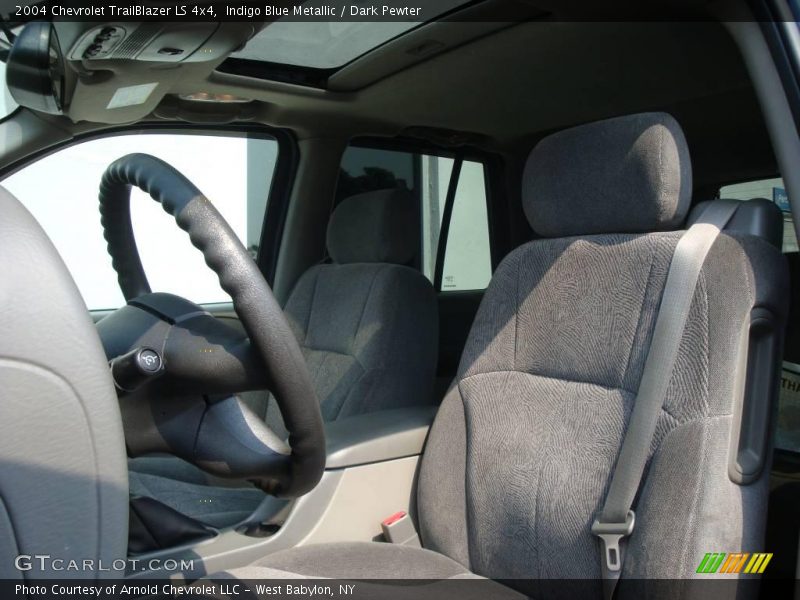 Indigo Blue Metallic / Dark Pewter 2004 Chevrolet TrailBlazer LS 4x4