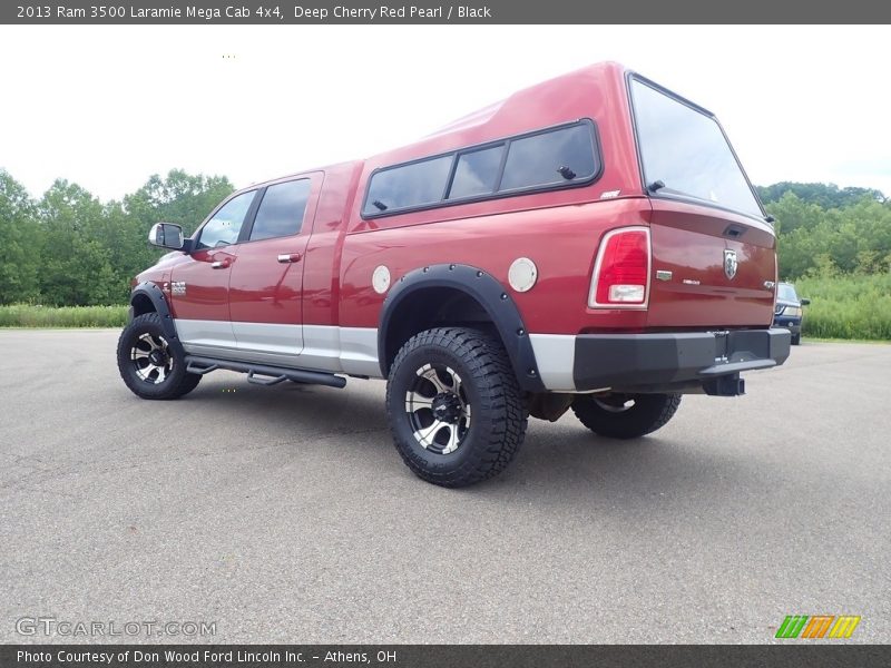 Deep Cherry Red Pearl / Black 2013 Ram 3500 Laramie Mega Cab 4x4