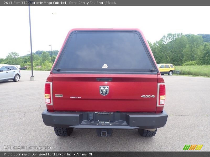Deep Cherry Red Pearl / Black 2013 Ram 3500 Laramie Mega Cab 4x4
