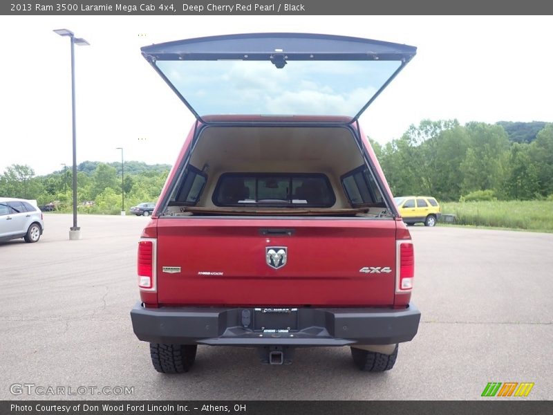 Deep Cherry Red Pearl / Black 2013 Ram 3500 Laramie Mega Cab 4x4