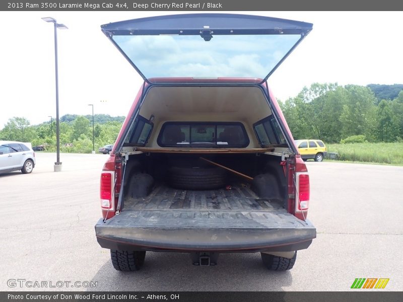 Deep Cherry Red Pearl / Black 2013 Ram 3500 Laramie Mega Cab 4x4