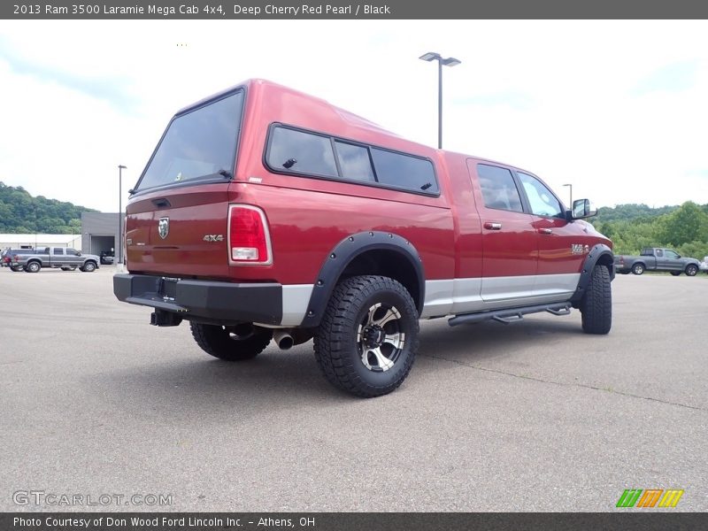 Deep Cherry Red Pearl / Black 2013 Ram 3500 Laramie Mega Cab 4x4