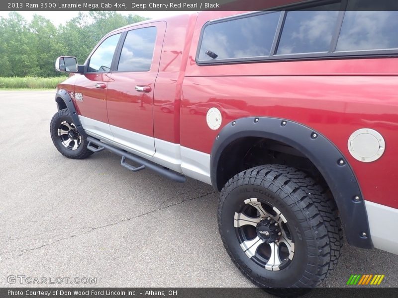 Deep Cherry Red Pearl / Black 2013 Ram 3500 Laramie Mega Cab 4x4