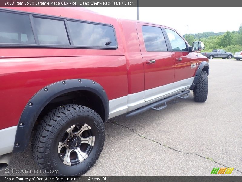 Deep Cherry Red Pearl / Black 2013 Ram 3500 Laramie Mega Cab 4x4