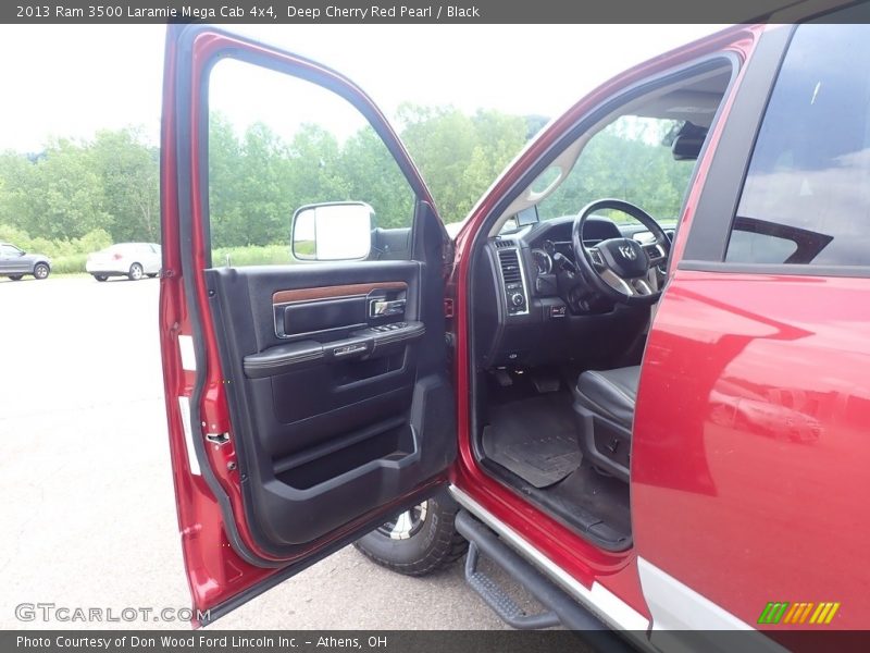 Deep Cherry Red Pearl / Black 2013 Ram 3500 Laramie Mega Cab 4x4