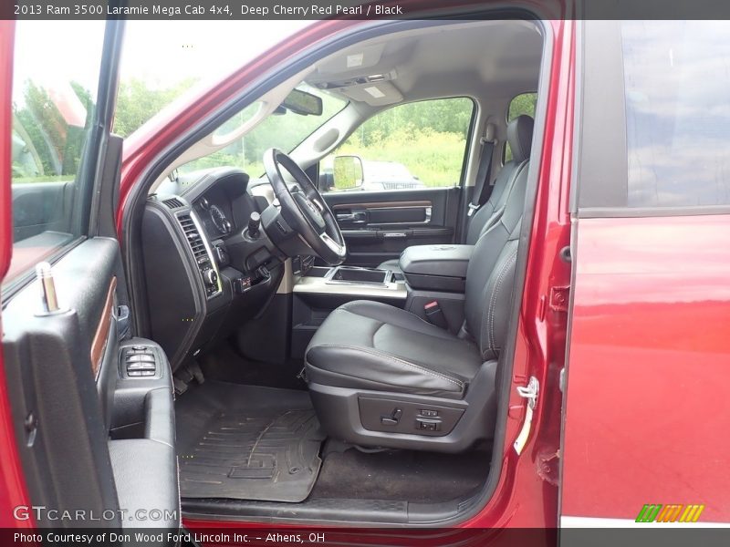 Front Seat of 2013 3500 Laramie Mega Cab 4x4