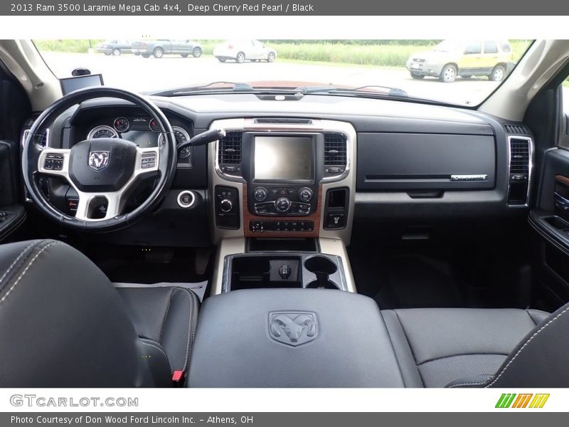  2013 3500 Laramie Mega Cab 4x4 Black Interior