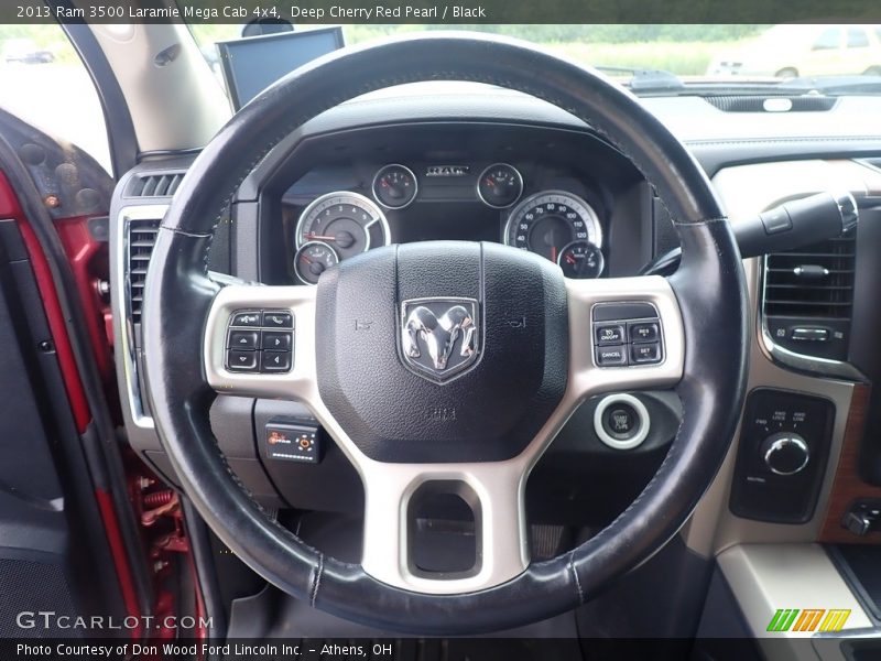  2013 3500 Laramie Mega Cab 4x4 Steering Wheel