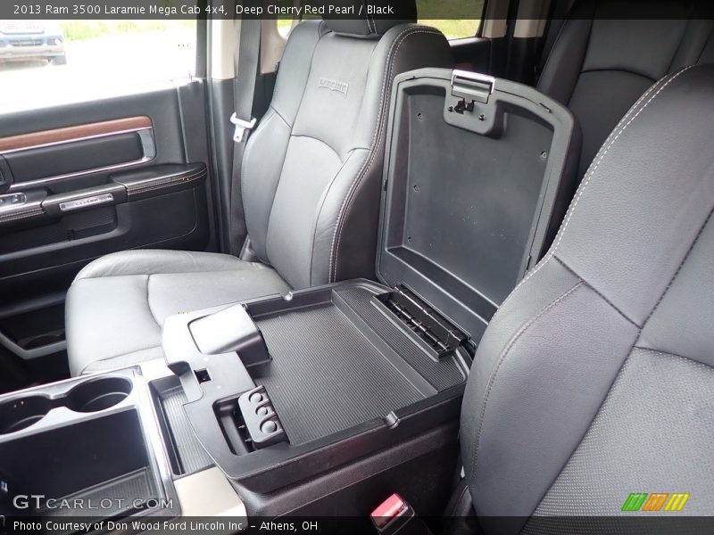 Deep Cherry Red Pearl / Black 2013 Ram 3500 Laramie Mega Cab 4x4