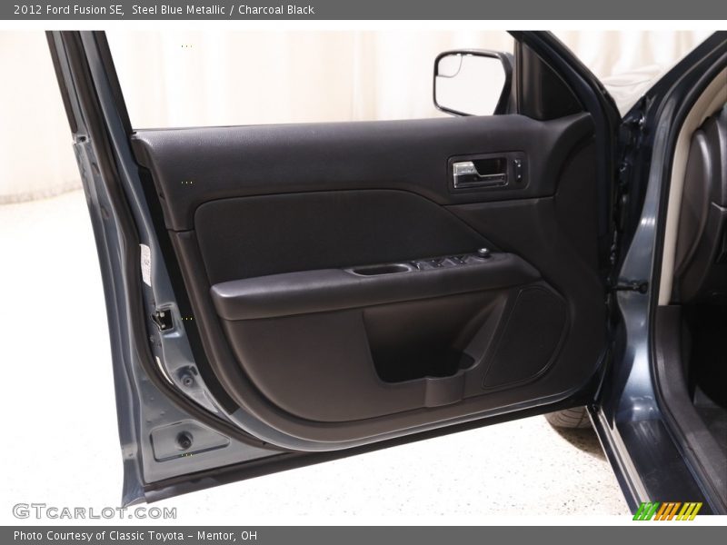 Steel Blue Metallic / Charcoal Black 2012 Ford Fusion SE