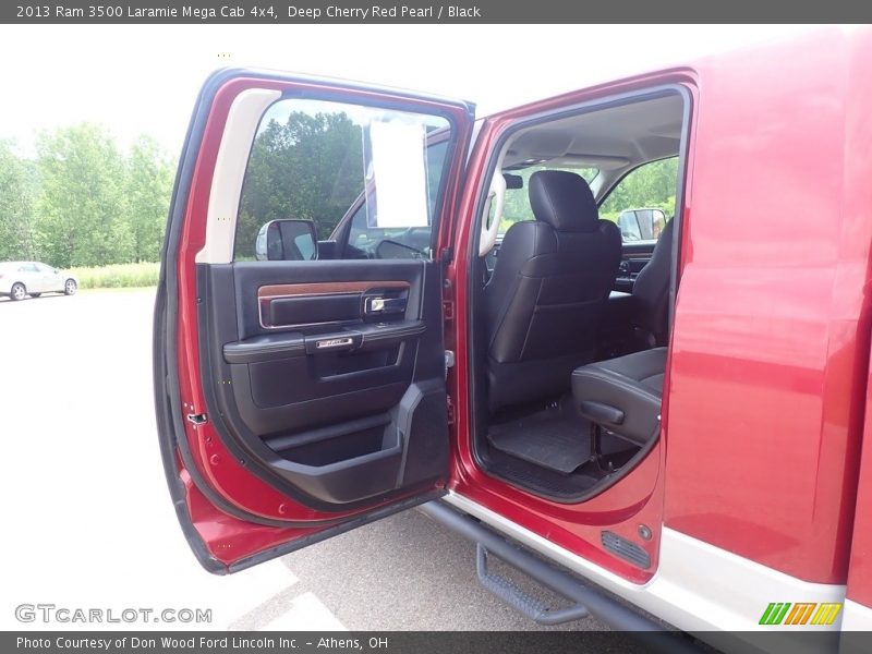 Deep Cherry Red Pearl / Black 2013 Ram 3500 Laramie Mega Cab 4x4
