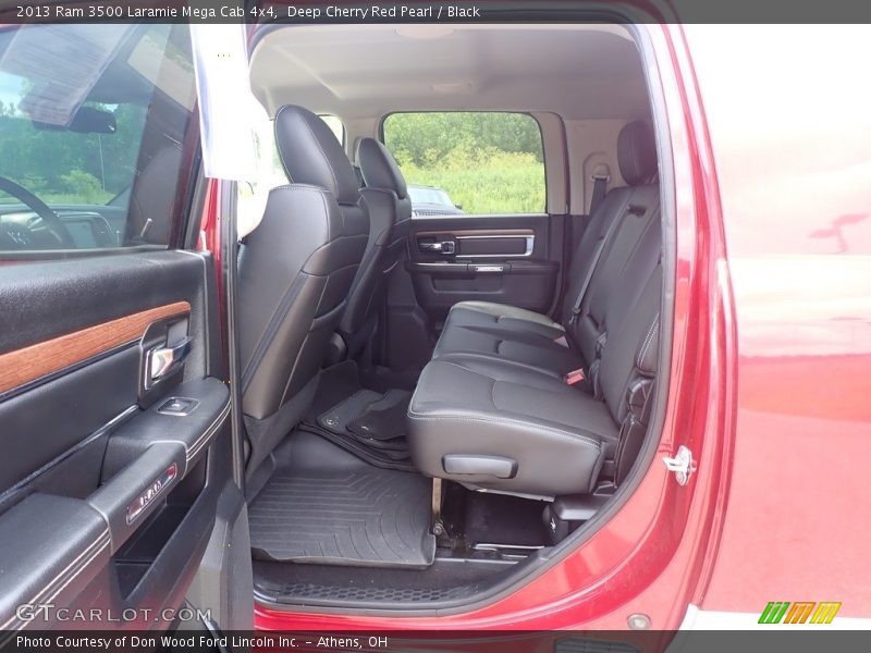 Rear Seat of 2013 3500 Laramie Mega Cab 4x4