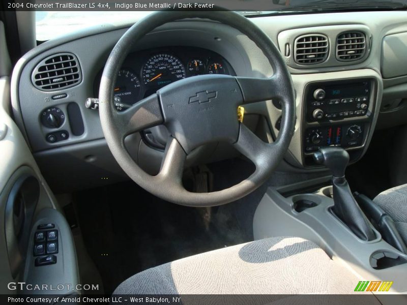 Indigo Blue Metallic / Dark Pewter 2004 Chevrolet TrailBlazer LS 4x4