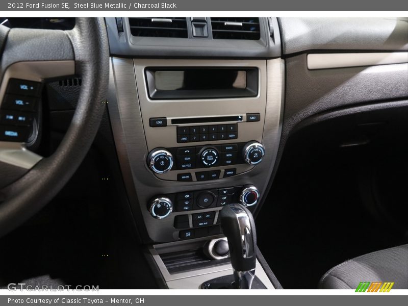 Steel Blue Metallic / Charcoal Black 2012 Ford Fusion SE