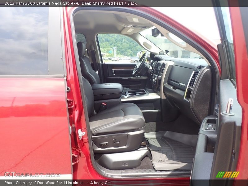 Deep Cherry Red Pearl / Black 2013 Ram 3500 Laramie Mega Cab 4x4